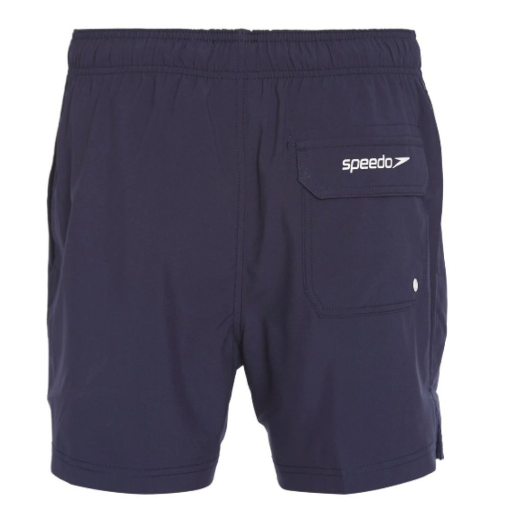 Speedo Men's 16" Solid Swim Trunks Peacoat M - Picture 4 of 7